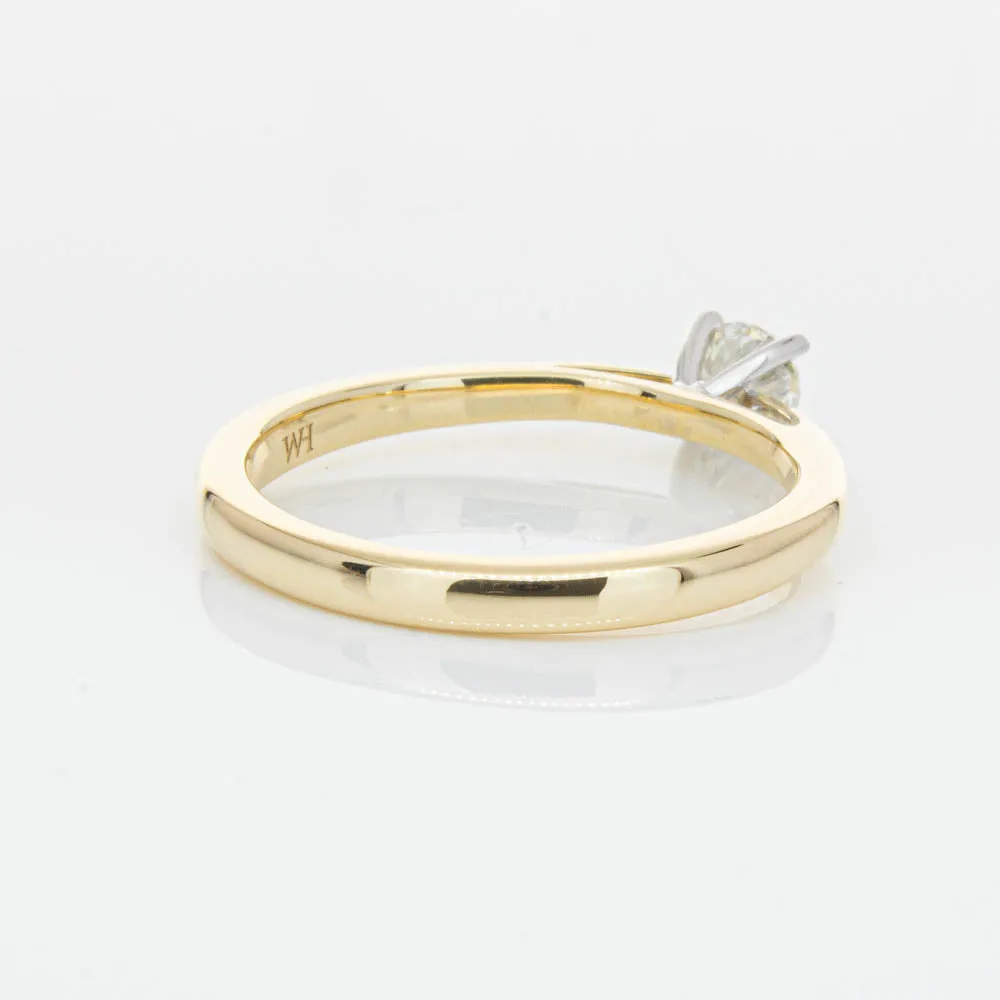 14ct Yellow Gold .30ct Diamond Luna Ring