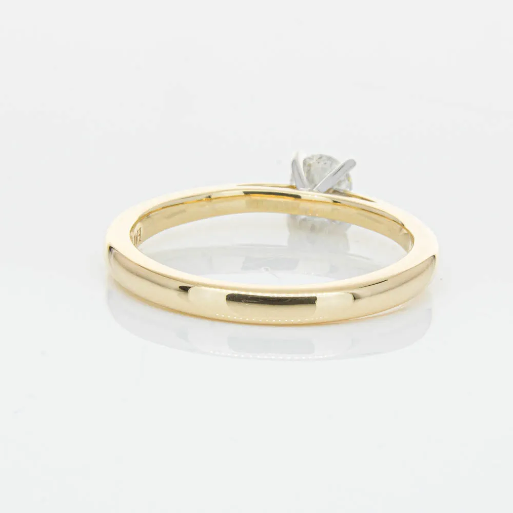 14ct Yellow Gold .30ct Diamond Luna Ring