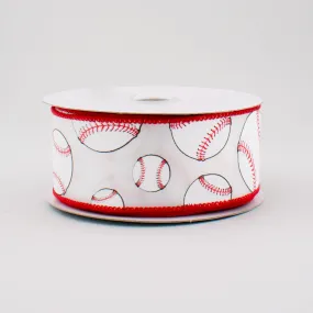 1.5" Baseball Ribbon (10 Yards)