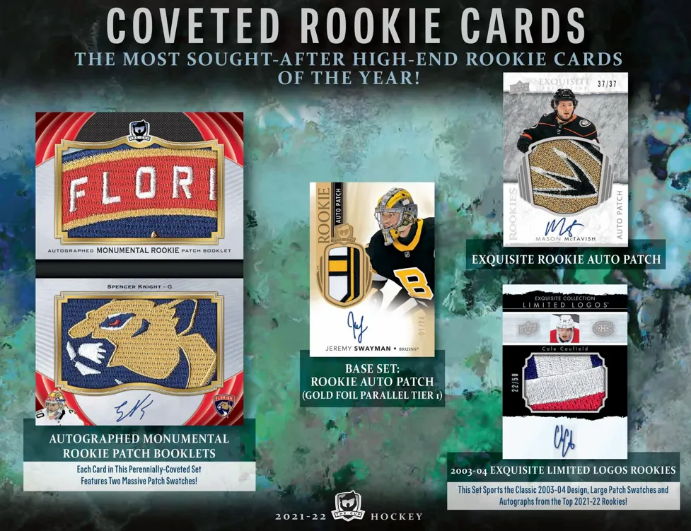 2021/22 Upper Deck The Cup Hockey Hobby Box 1 Pack Per Tin, 6 Cards Per Pack