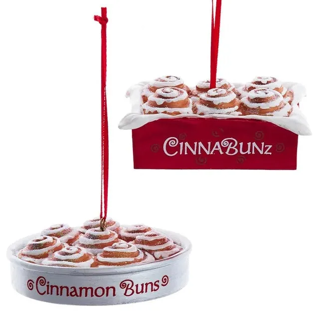 2.75" Glittered Cinnamon Buns Ornament