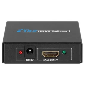 4K UHD TV 1 x 2 HDMI Splitter - Black | 456840