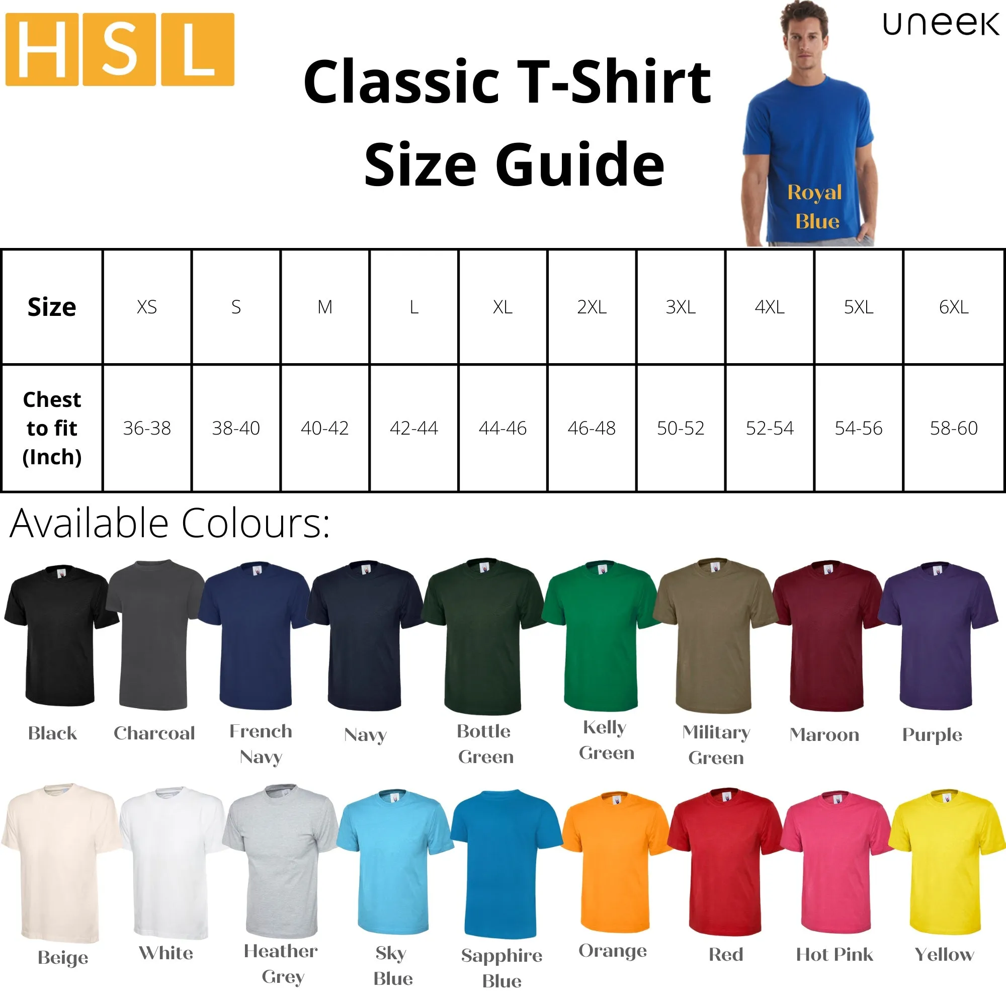 50 for £275 Classic T-Shirt Bundle Deal