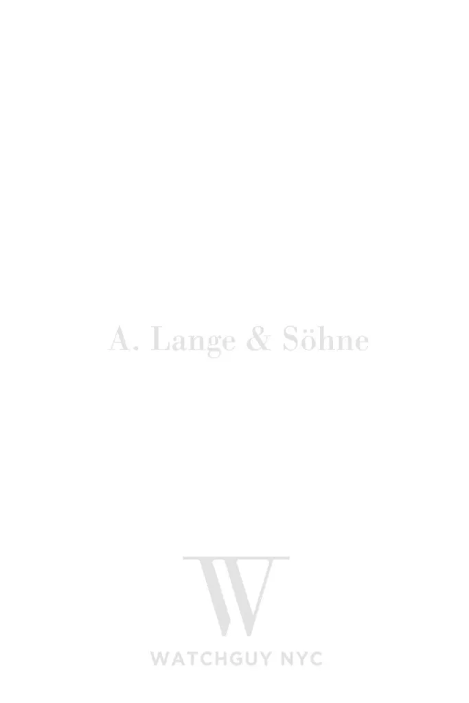 A. Lange & Sohne Lange 31 130.025F Watch