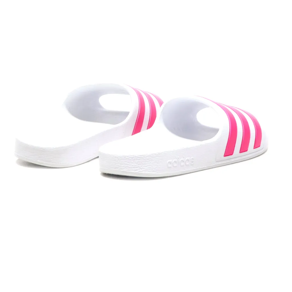 Adidas Adilette Flat Sandals Rubber White Colour For Kids