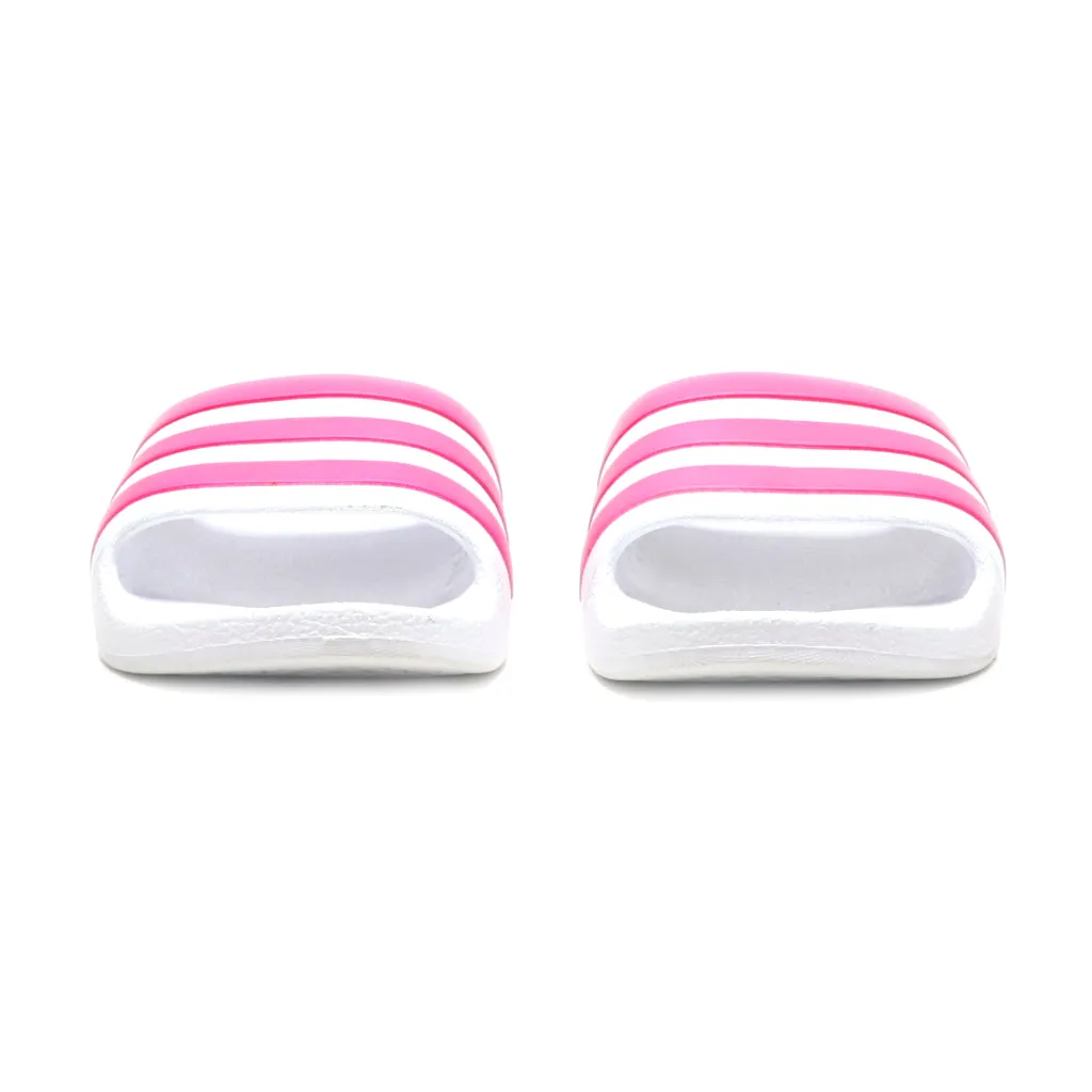 Adidas Adilette Flat Sandals Rubber White Colour For Kids