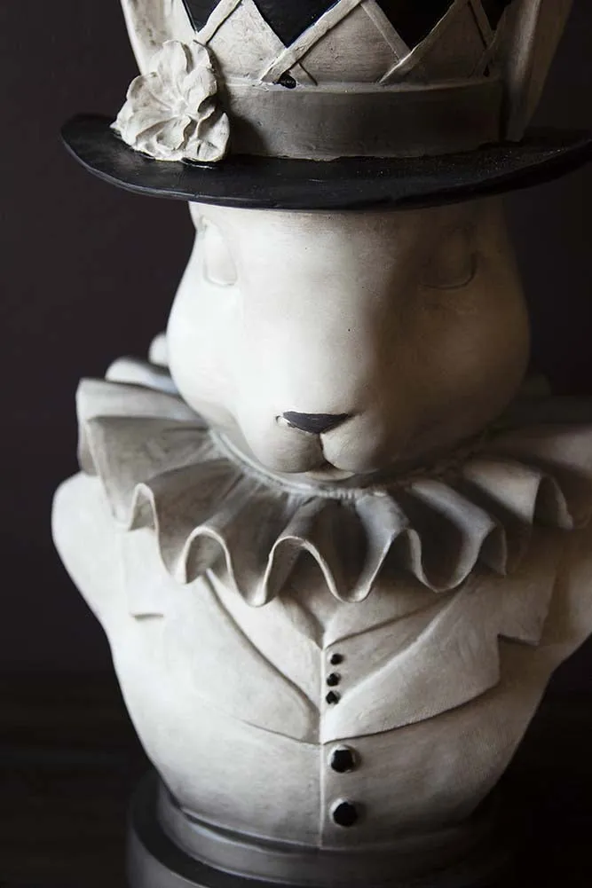 Alice In Wonderland 'Rabbit' Bust Plant Holder