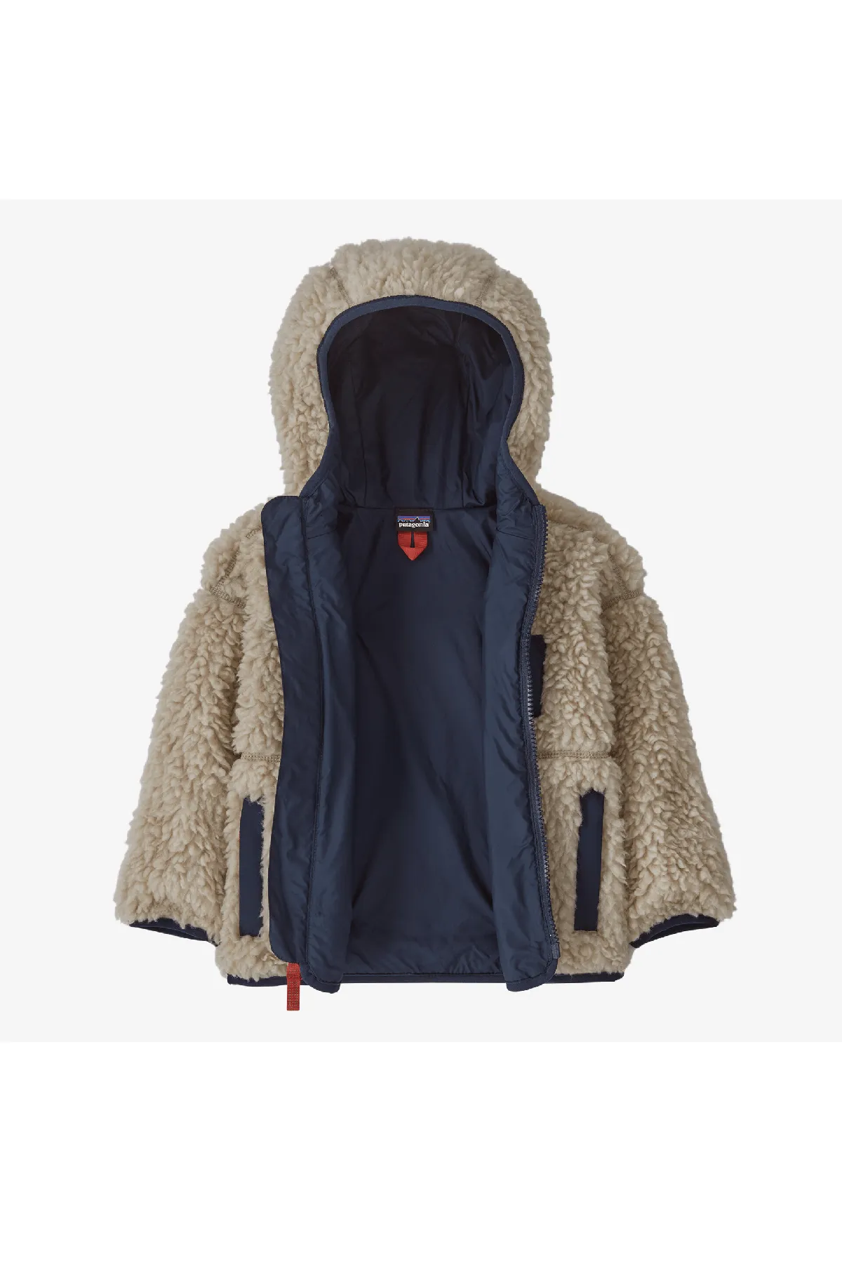 Baby Retro-X Hoody - Natural w/New Navy