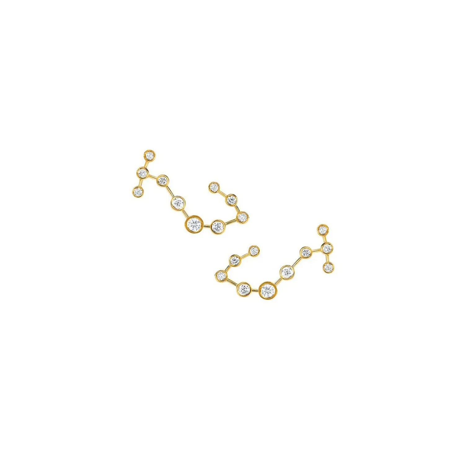 Baby Scorpio Diamond Constellation Studs