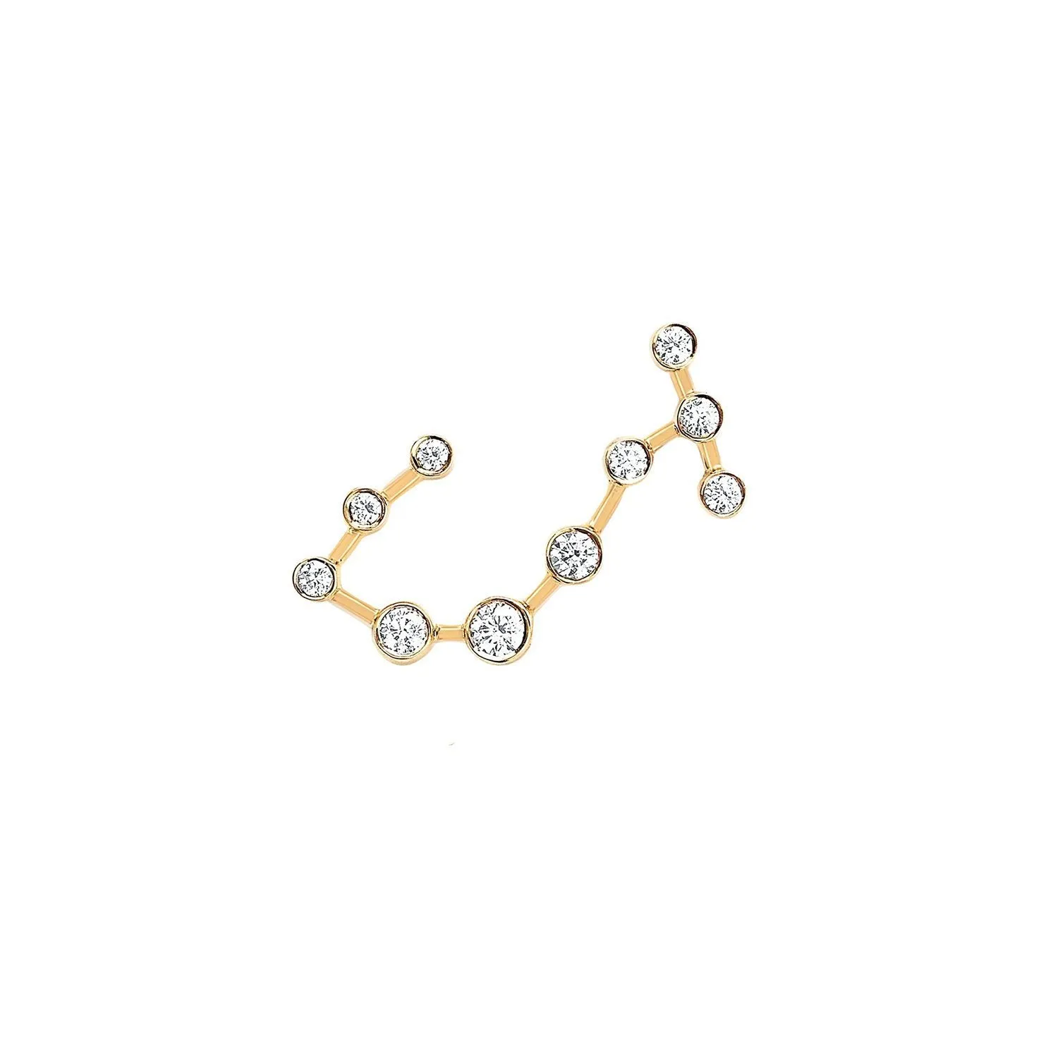 Baby Scorpio Diamond Constellation Studs