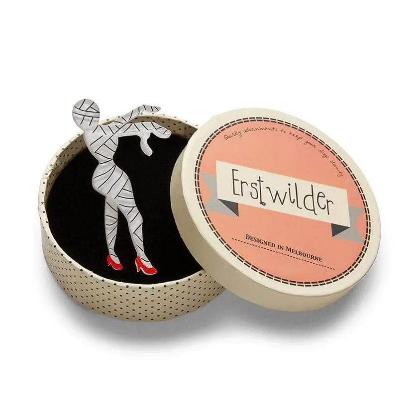 Bandaged Beauty Mummy Brooch