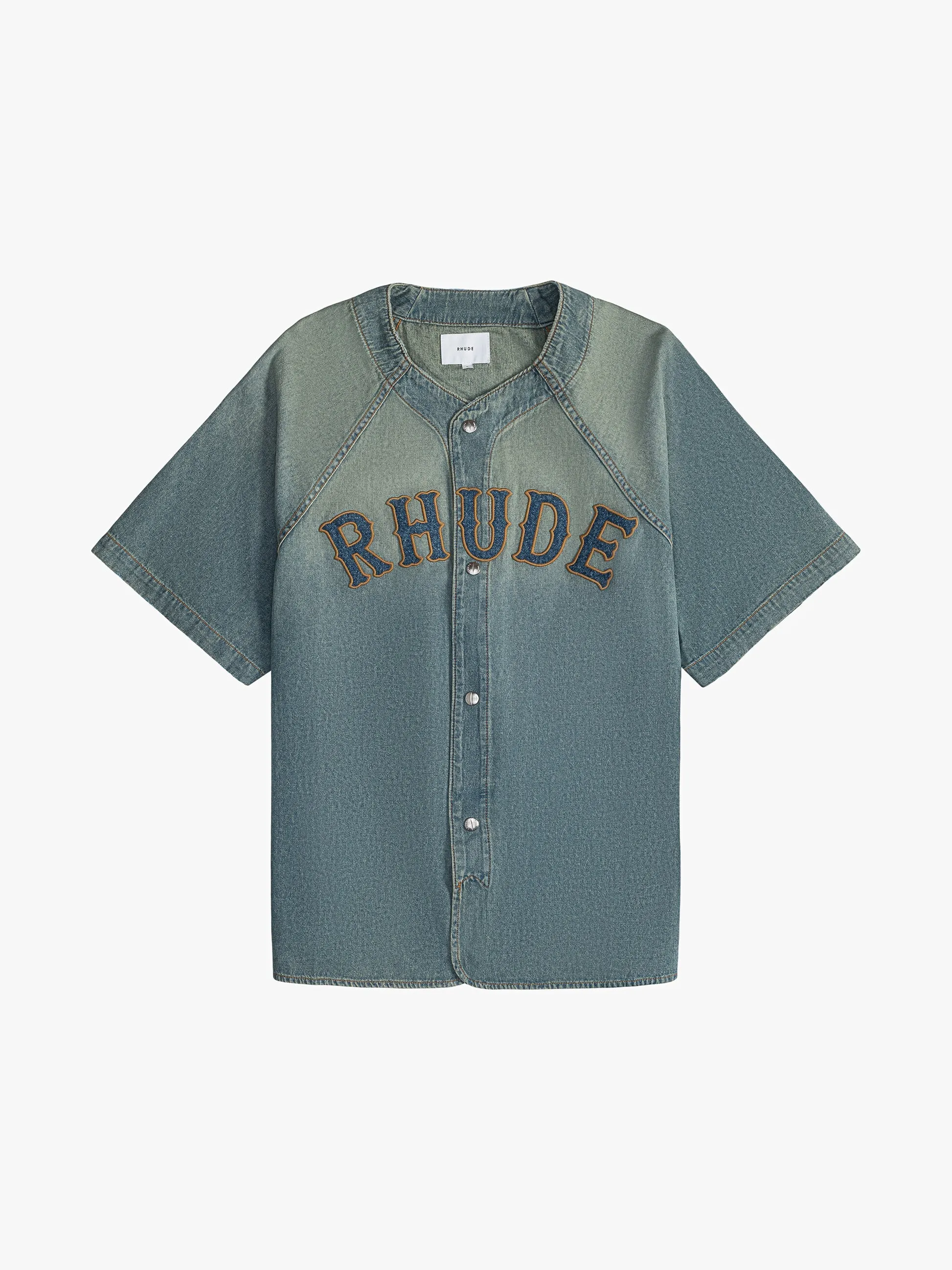 BASEBALL DENIM SHIRT - INDIGO