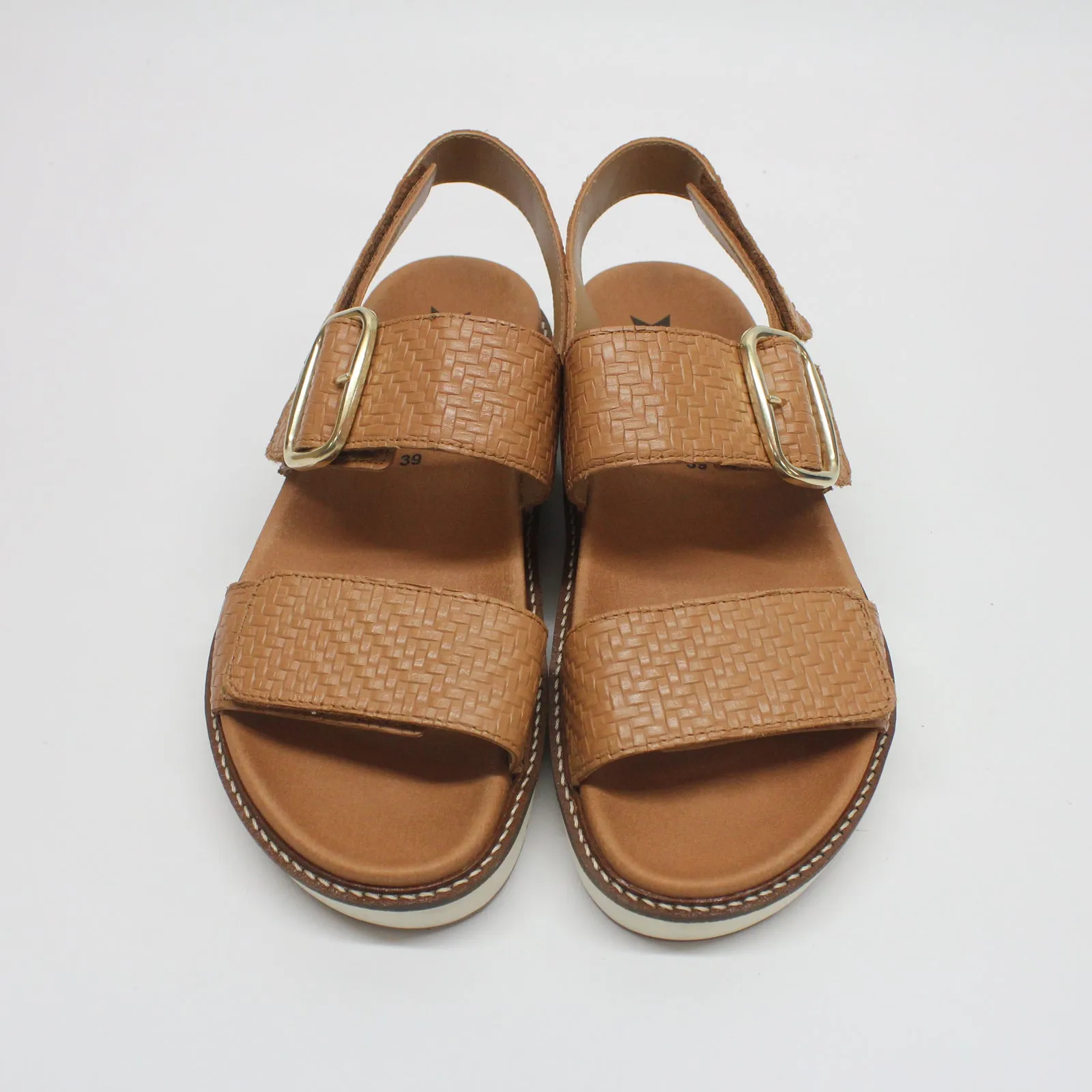 Belona Leather Women's Hook and loop Sandals - UK 6.5 - US 9 Women - EU 39