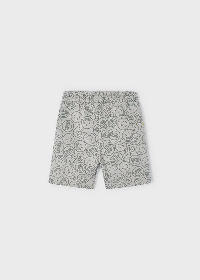 Bermuda Estampado Emojis Gris Mayoral