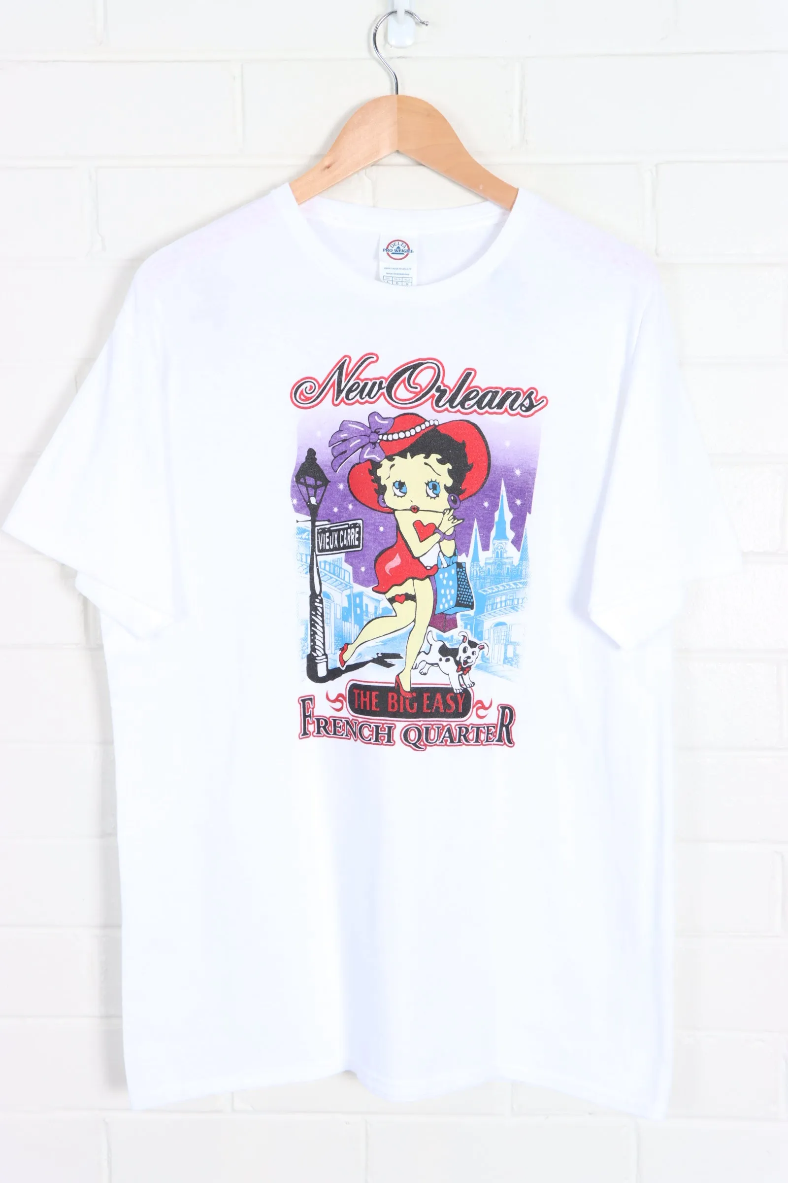 Betty Boop New Orleans French Quarter T-Shirt (L)