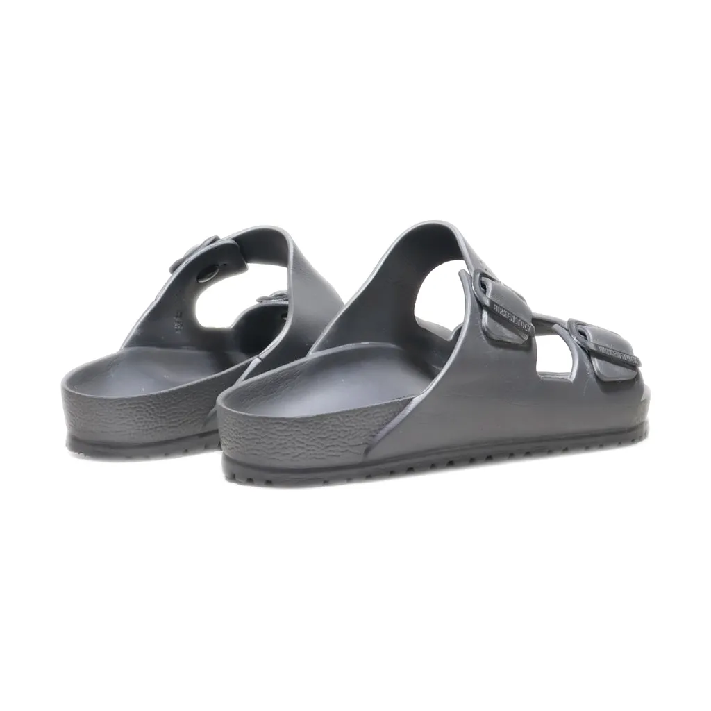 Birkenstock Sliders Rubber Grey Colour For Men