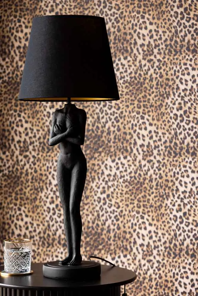 Black Naked Lady Table Lamp