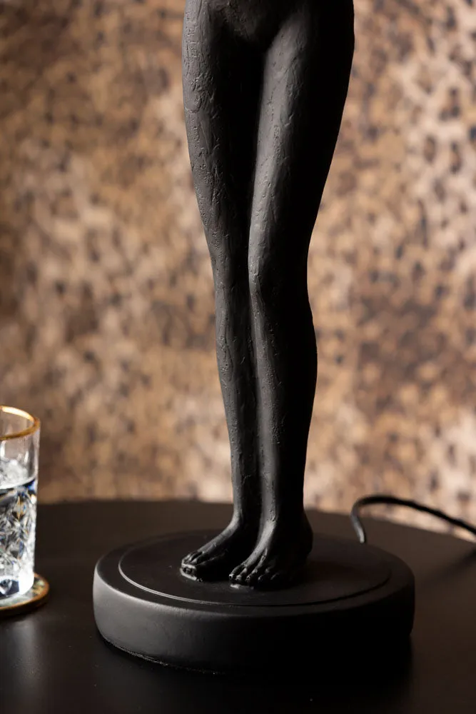 Black Naked Lady Table Lamp