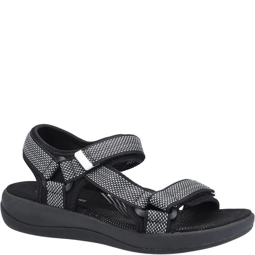 Black Sara Quarter Strap Sandals