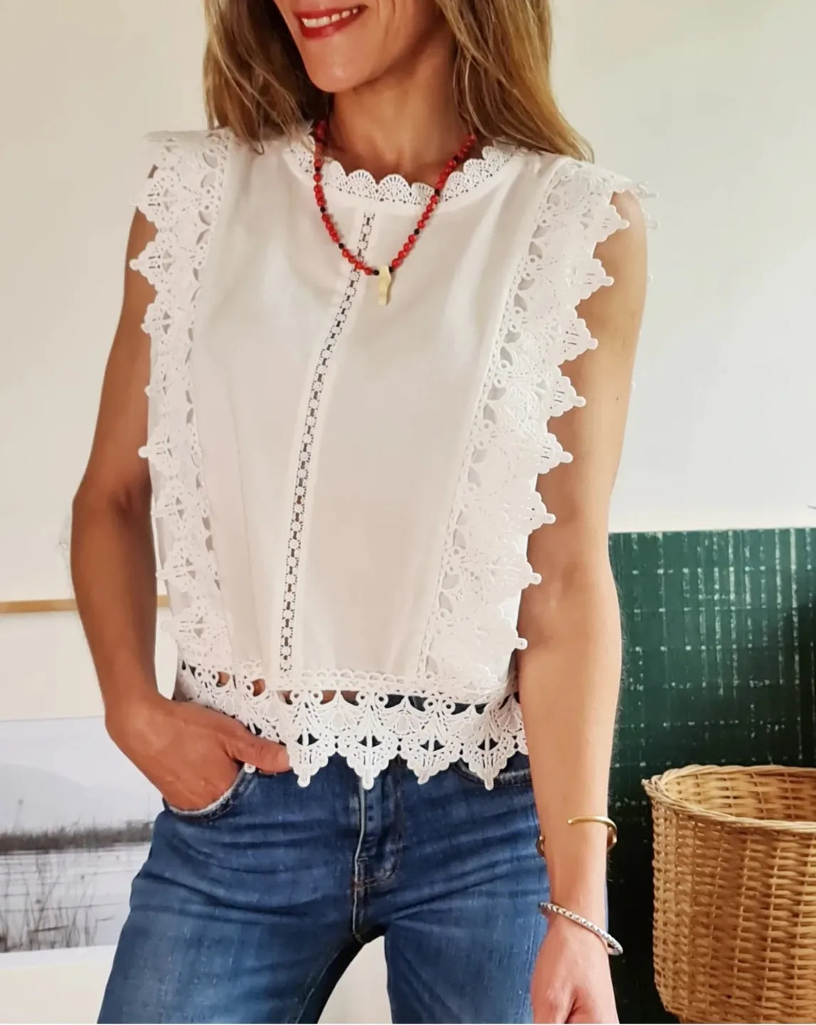 Blusa Antonia Blanca.