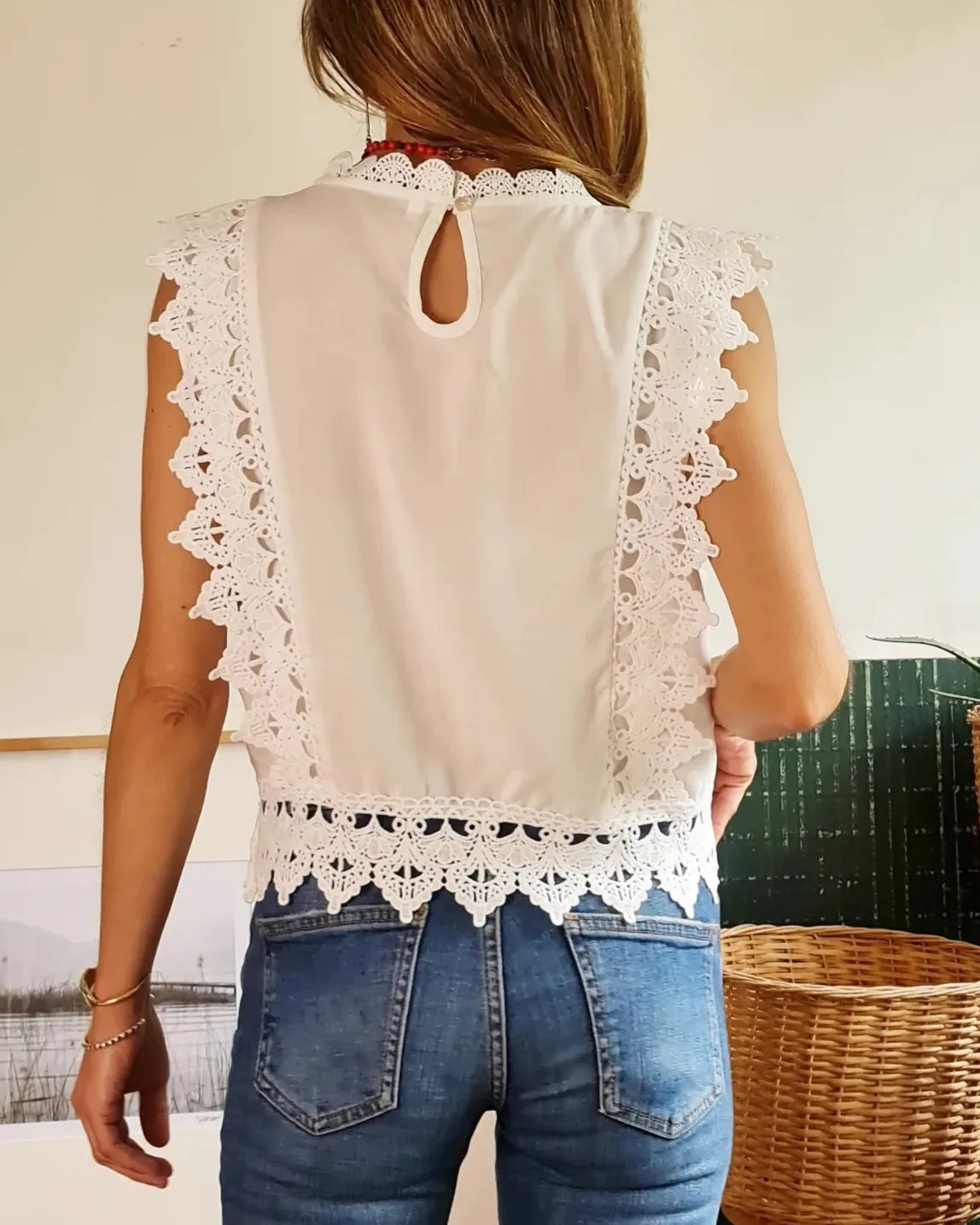 Blusa Antonia Blanca.