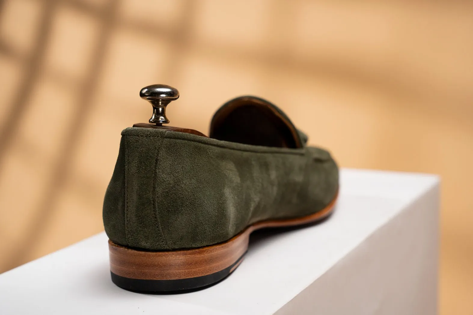 BOSPHORUS LEATHER LOAFER - ASHEN