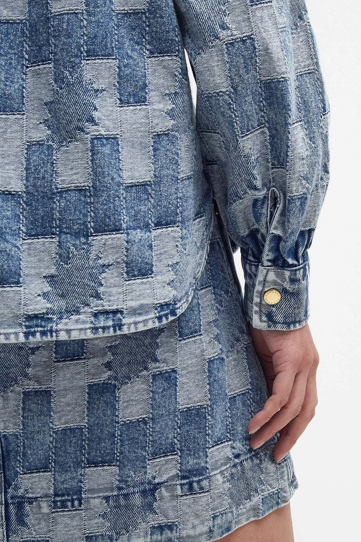 Bowhill Patchwork Denim Shirt