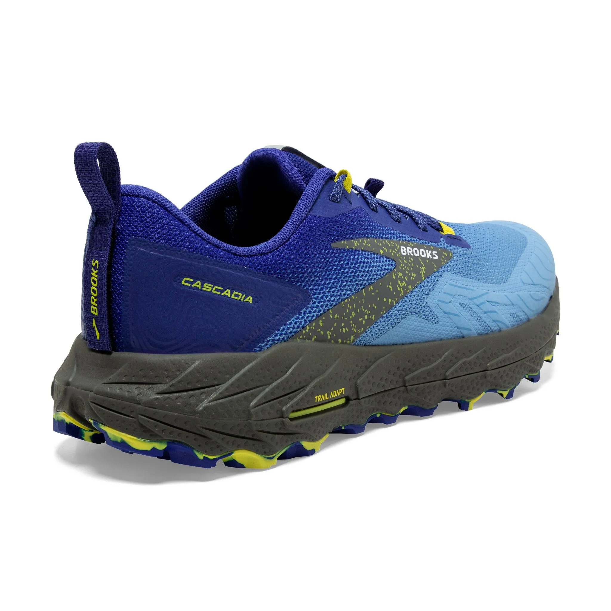 Brooks Men's Cascadia 17 Trail Running Shoes Blue / Surf the Web / Sulphur