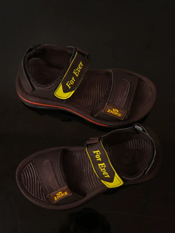 BSD50 Boys Sandal 8Yrs - 17Yrs Zhike Brown