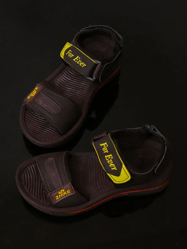 BSD50 Boys Sandal 8Yrs - 17Yrs Zhike Brown