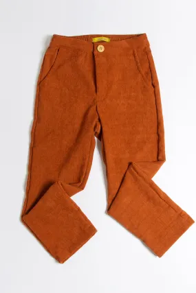 Calça Infantil Veludo Castor