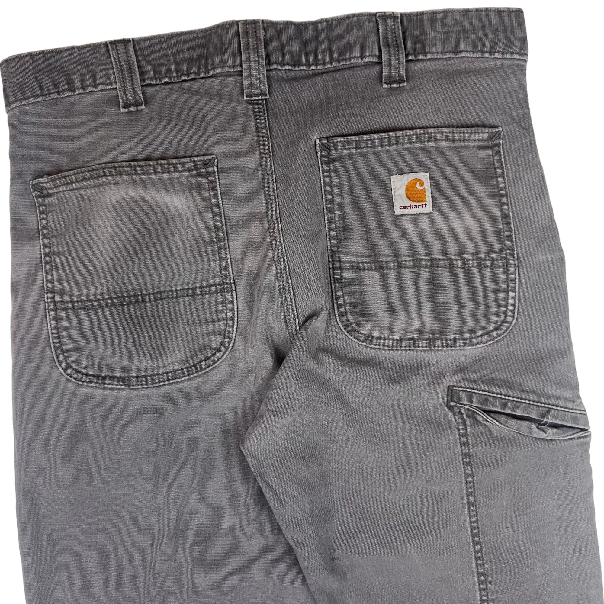 Carhartt Carpenter Workwear Relaxed Fit Trousers Grey