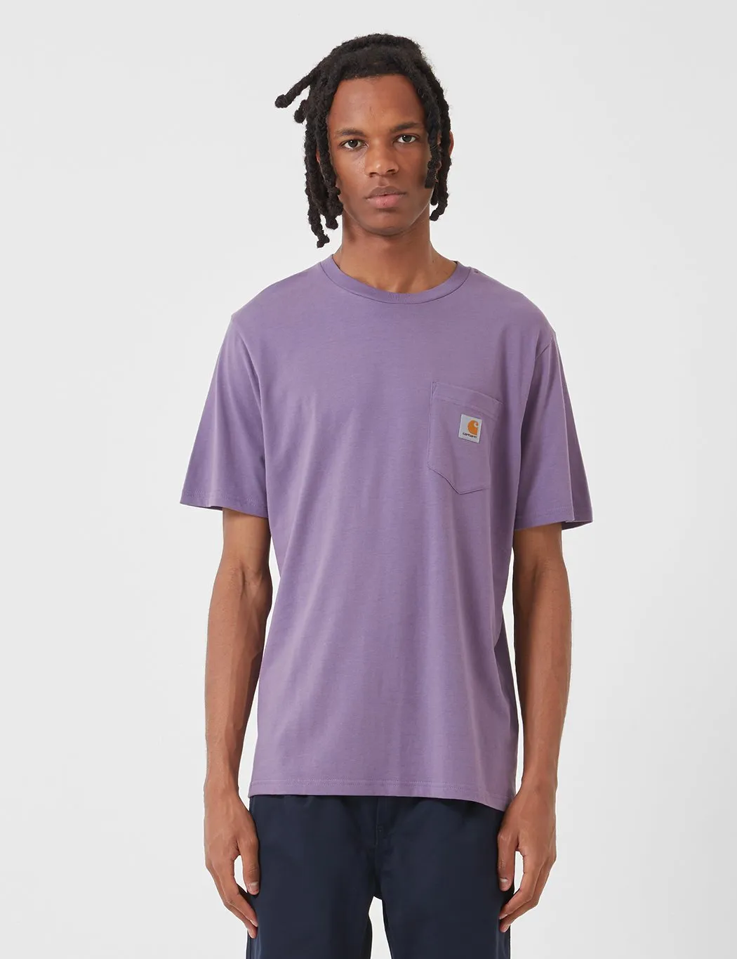 Carhartt-WIP Pocket T-Shirt - Dusty Mauve Pink