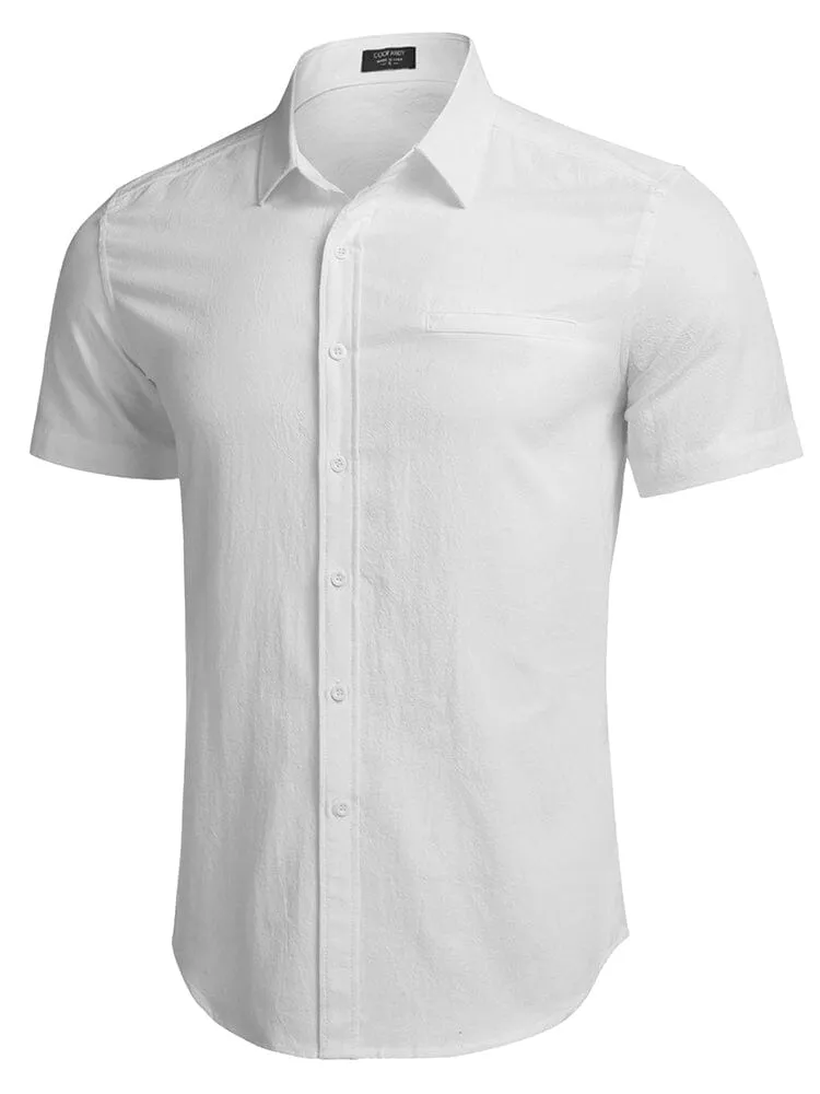 Casual Linen Button Down Shirt (US Only)