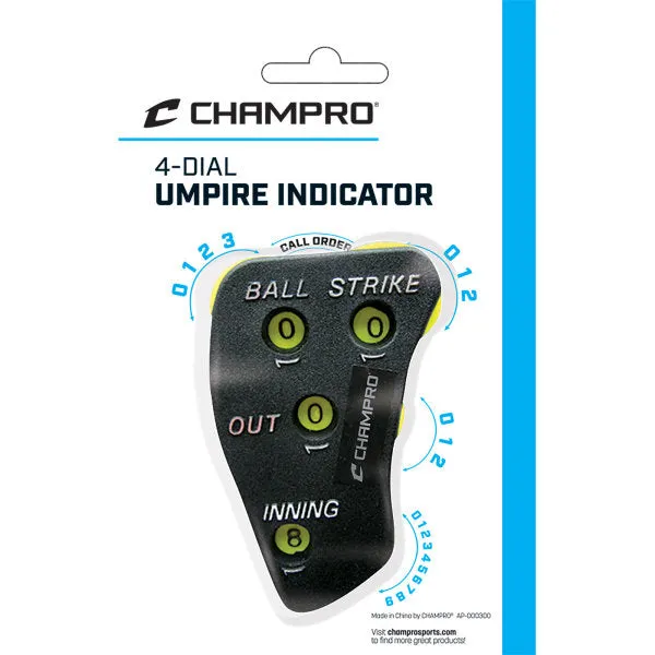 Champro 4-Dial Umpire Indicator