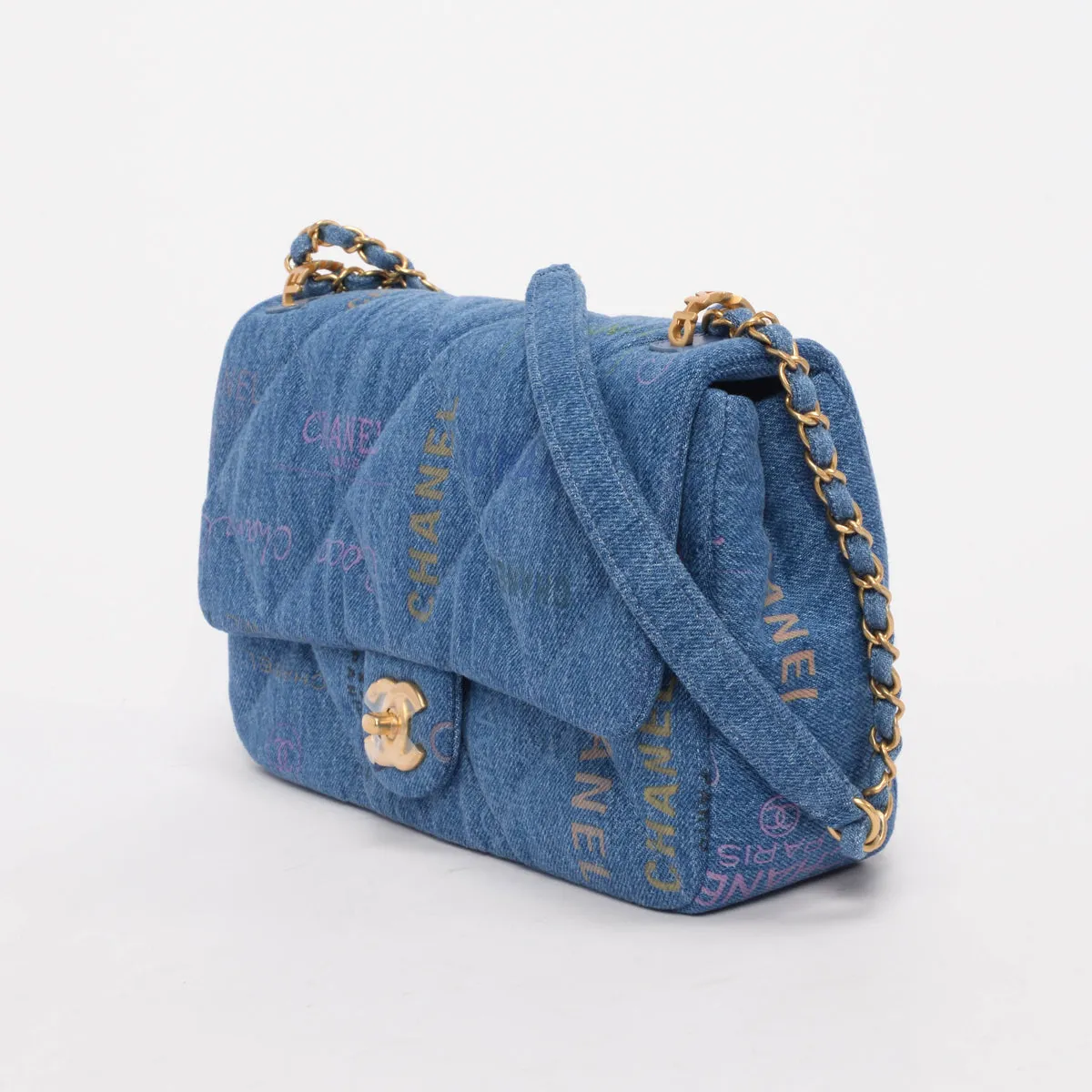 Chanel Blue Denim Mood Shoulder Bag