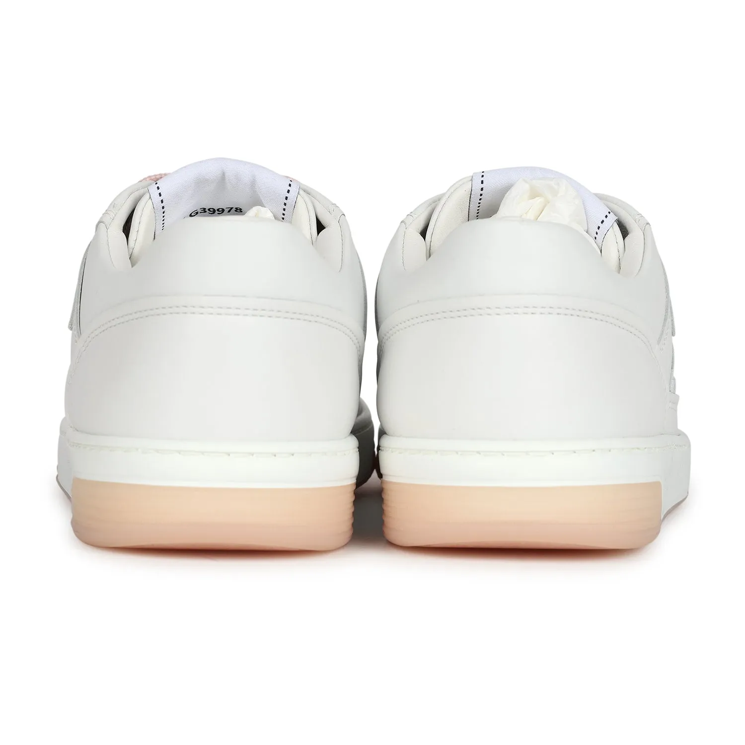 Chanel CC Low Top Sneakers White and Pink 37.5 EU