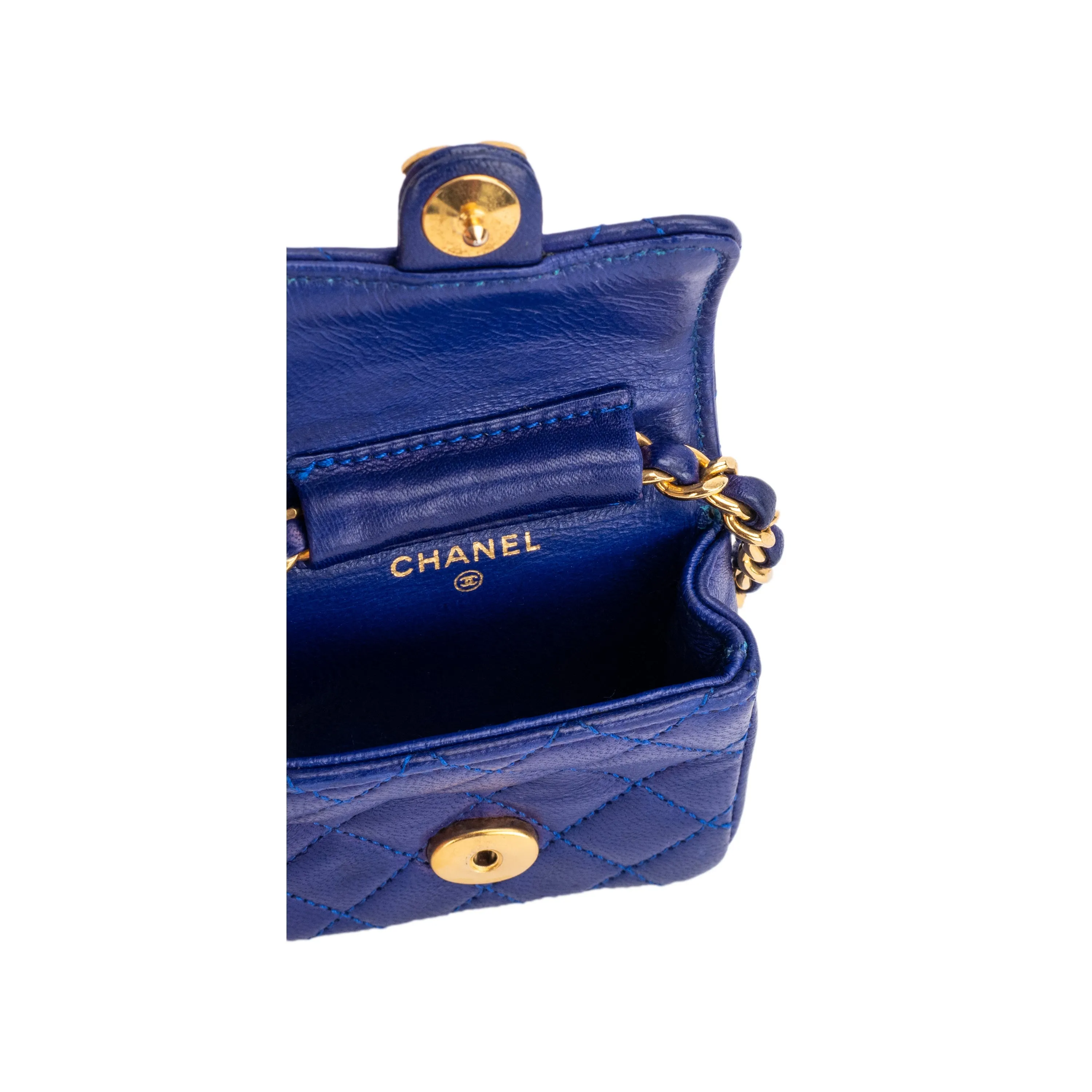 Chanel Vintage 1990’s Micro Flap Bag Charm for Belt - '90s