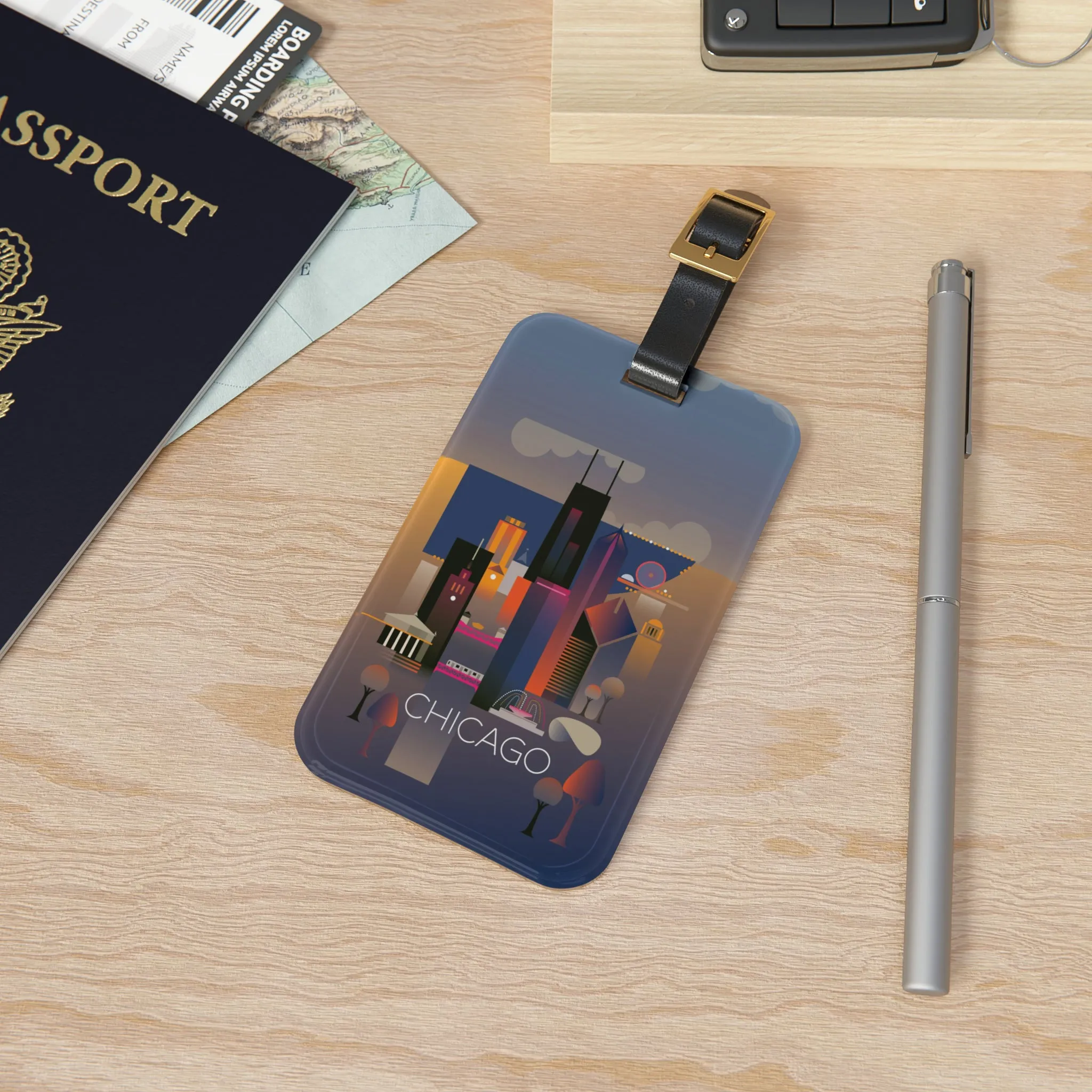 Chicago Luggage Tag