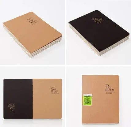 Classic Two-Way Double-Sided Plain Diary and Journal