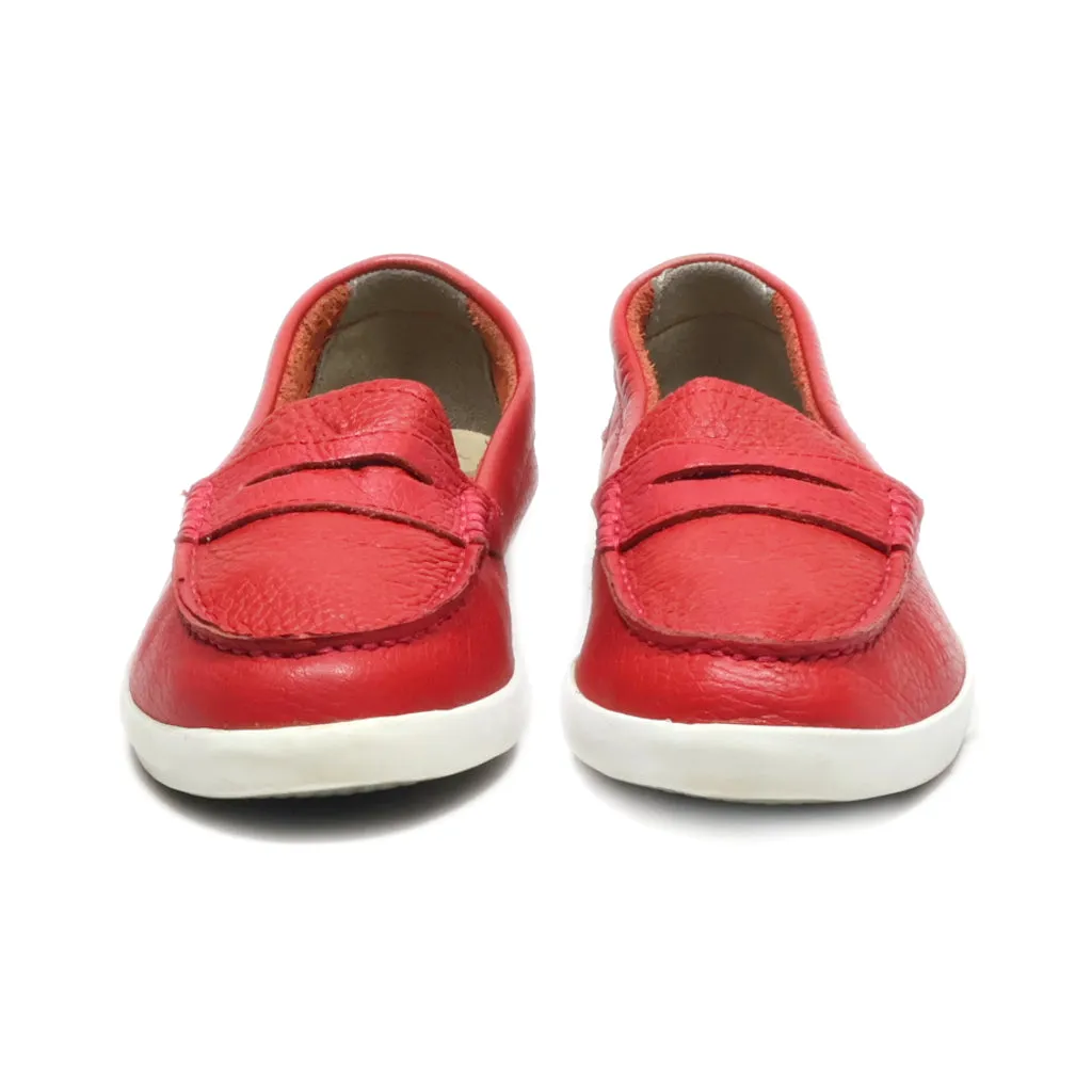 Cole Haan Loafers Leather Red Colour For Women