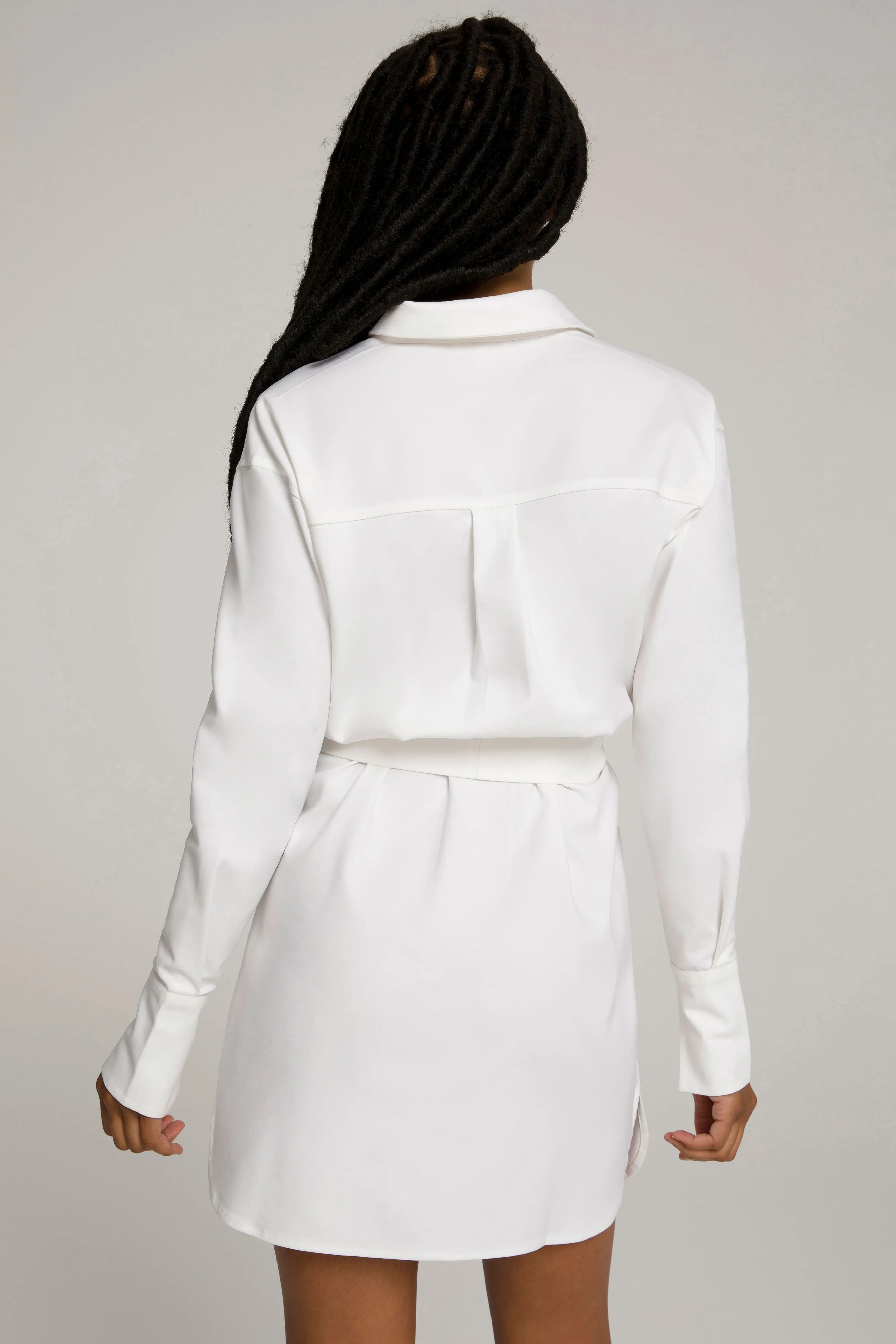 COMMITTED TO FIT DRESS | WHITE001