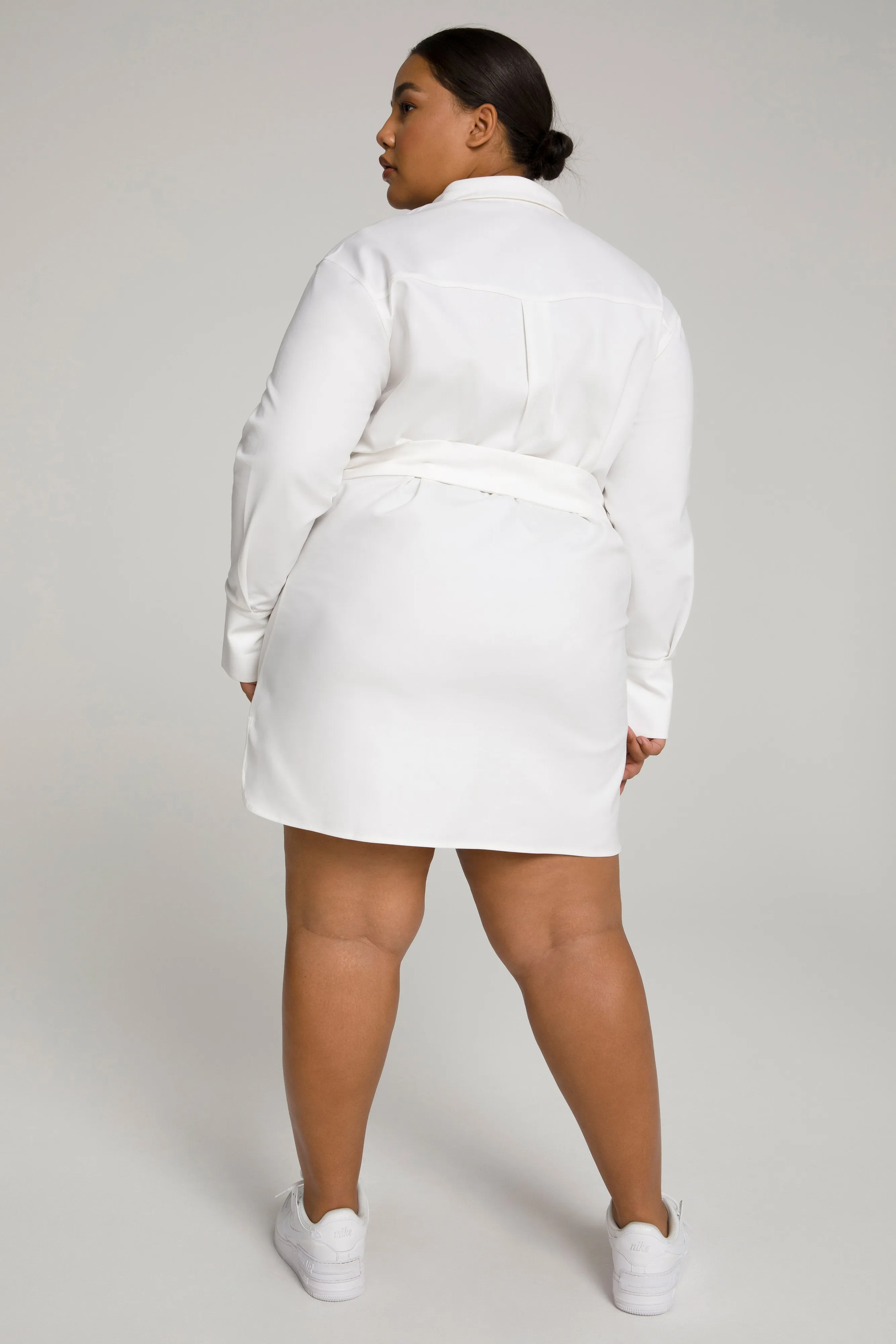 COMMITTED TO FIT DRESS | WHITE001