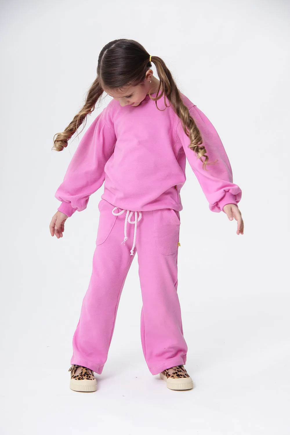 Conjunto Infantil Moletom Pink