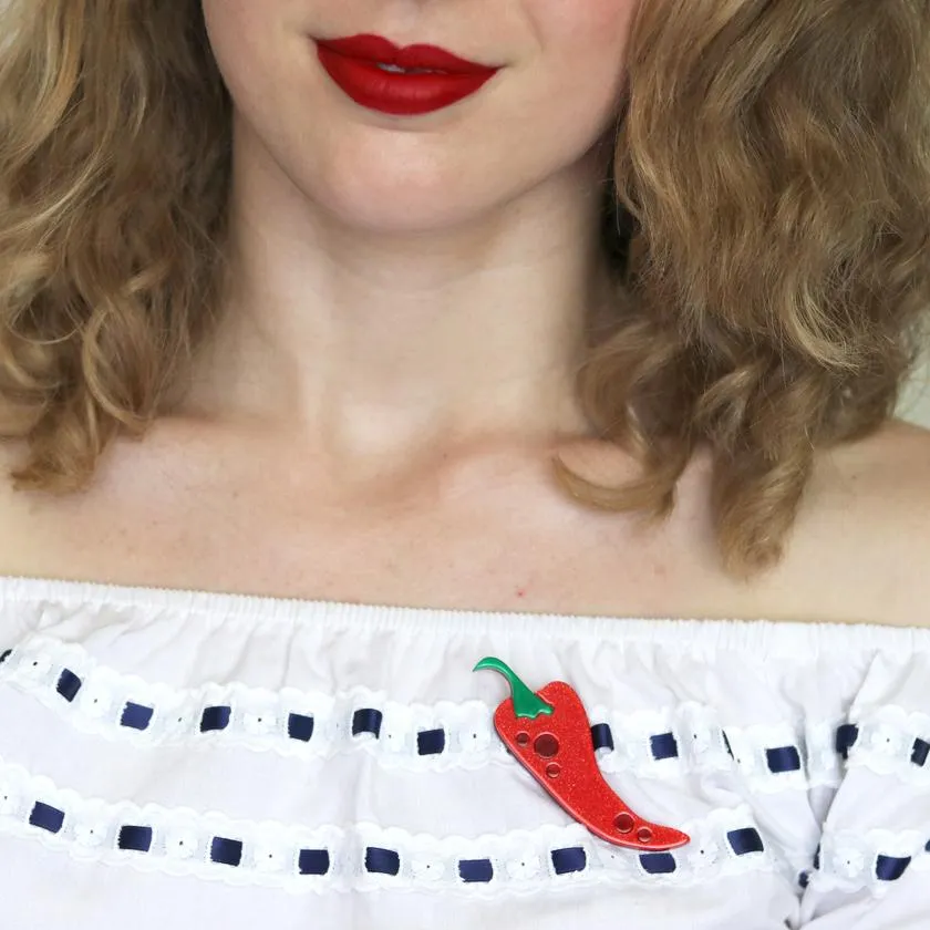 Cosas Picante Brooch