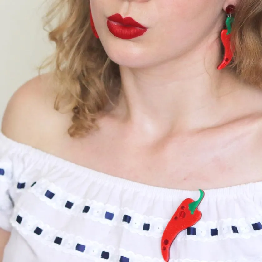 Cosas Picante Brooch