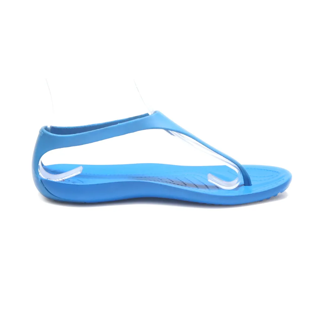 Crocs Sexi Flip Flat Sandals Eva Blue Colour For Women