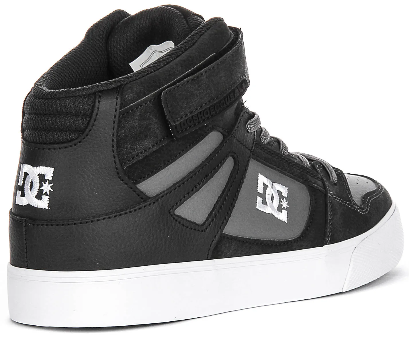 Dc Shoes Pure High Top In Grey For Youth