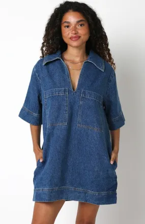 Denim Pocket Dress