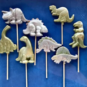 Dinosaur Shaped Lollipops 6-piece set by I Want Candy!